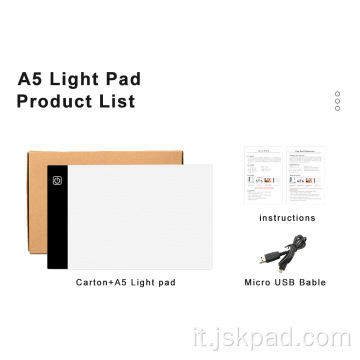 JSK A5-1 Luminosità acrilica Acrilico Disegno regolabile